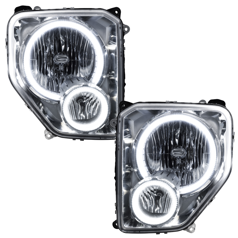 Jeep Liberty Headlight Assemblies - ORACLE Lighting - SMD Pre-Assembled - White - `08-`12